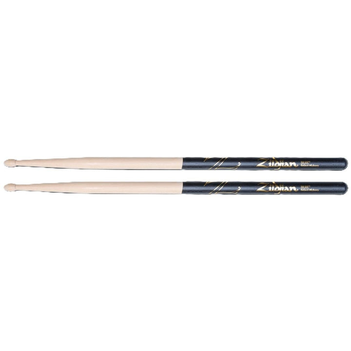 Zildjian Drumsticks 5B Dip (4 pair) - With Free Towel and Drumkey 2