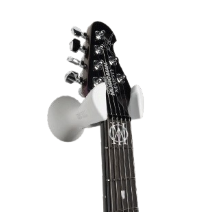 Ernie Ball P09620 Guitar and Bass Wall Mount Hanger - White 2