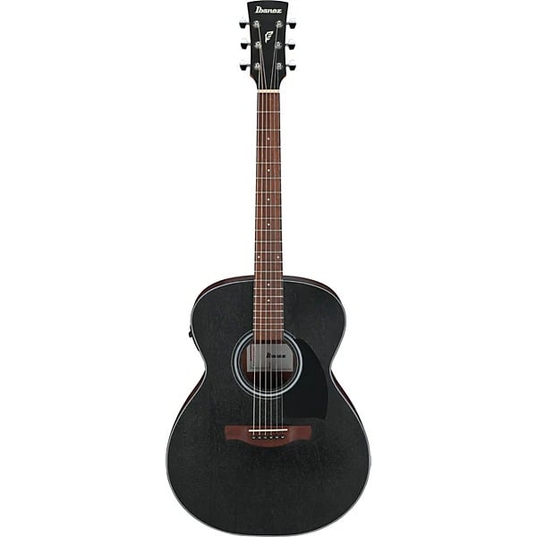 Ibanez PC54EWKH Acoustic Electric Guitar - Open Pore Weathered Black 7