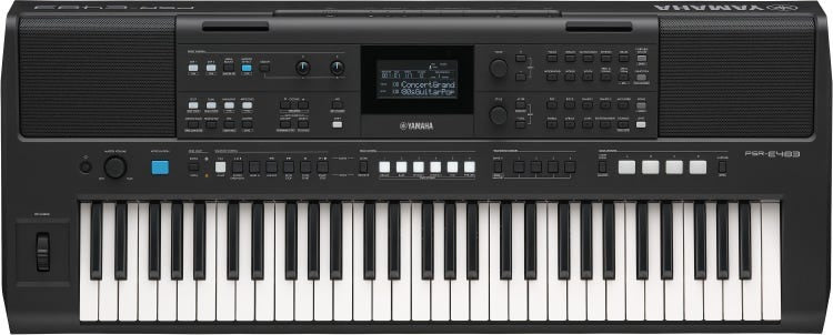 Yamaha PSR-E483 61 Key Portable Keyboard - Black 5
