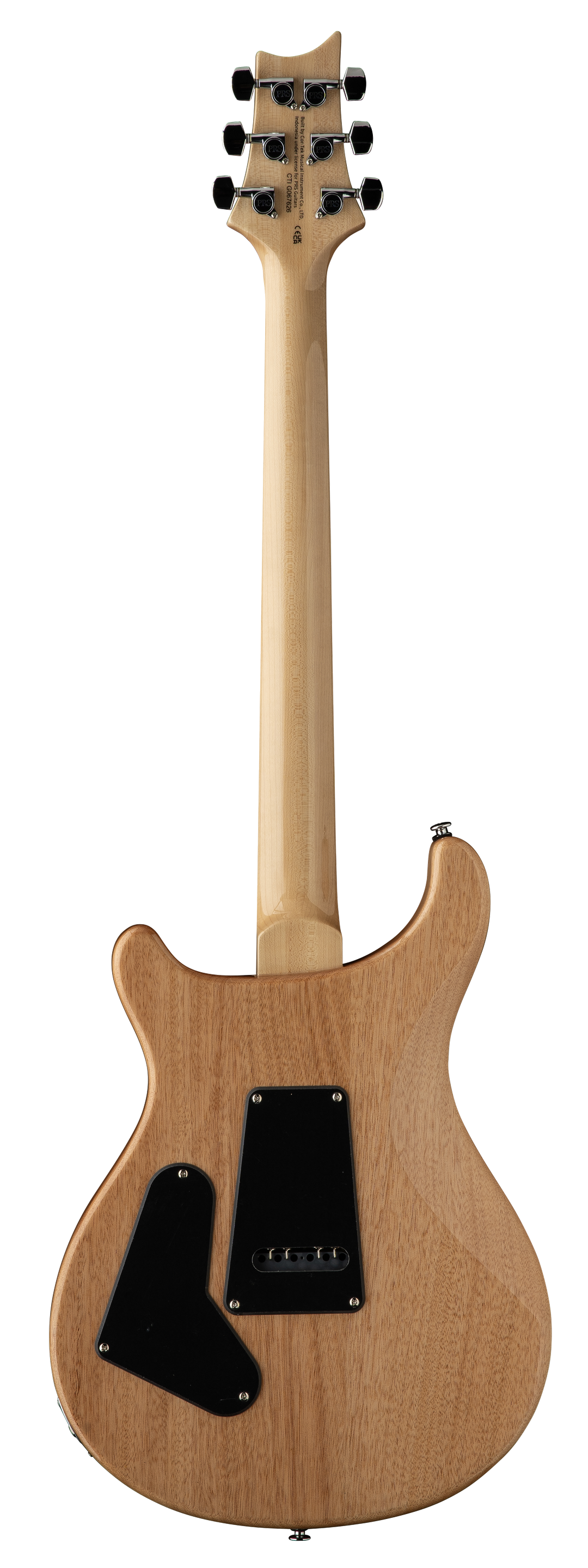 PRS 'Limited Edition' SE Custom 24 Burled Ash Electric Guitar - Lake Blue With Natural Back