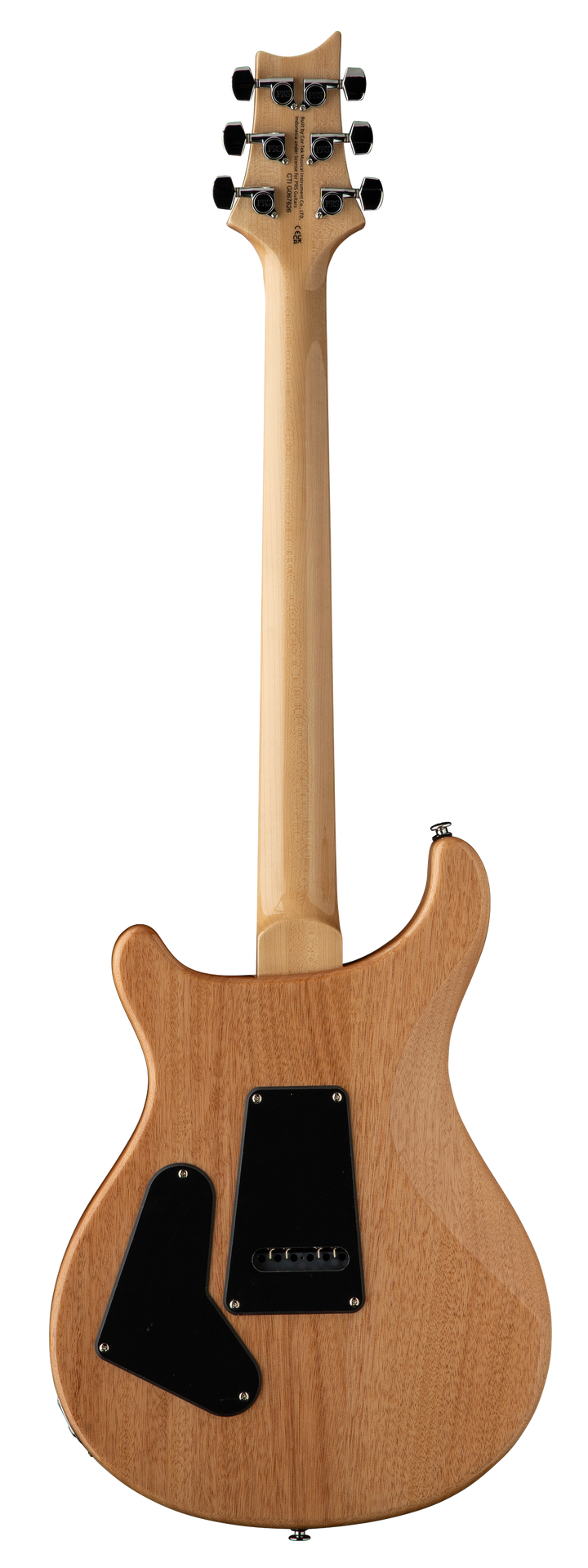 PRS 'Limited Edition' SE Custom 24 Burled Ash Electric Guitar - Lake Blue With Natural Back