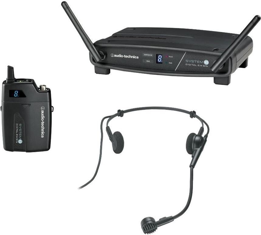 Audio Technica ATW-1101/H System 10 Digital Wireless System with PRO8HEcW Headset