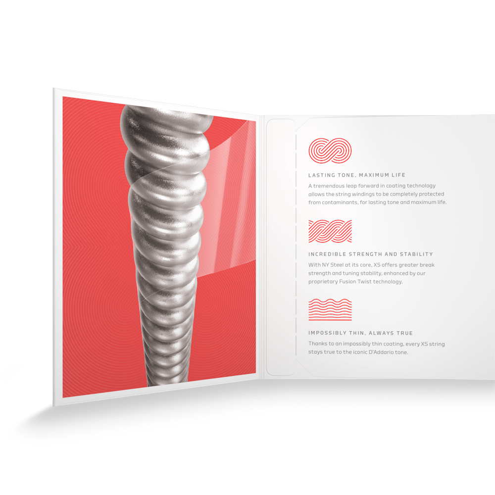 D'Addario XSE1052 XS Coated Light Top / Heavy Bottom [10-52]