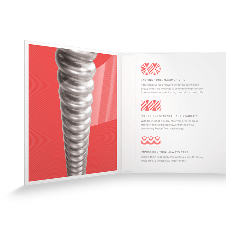 D'Addario XSE1052 XS Coated Light Top / Heavy Bottom [10-52]