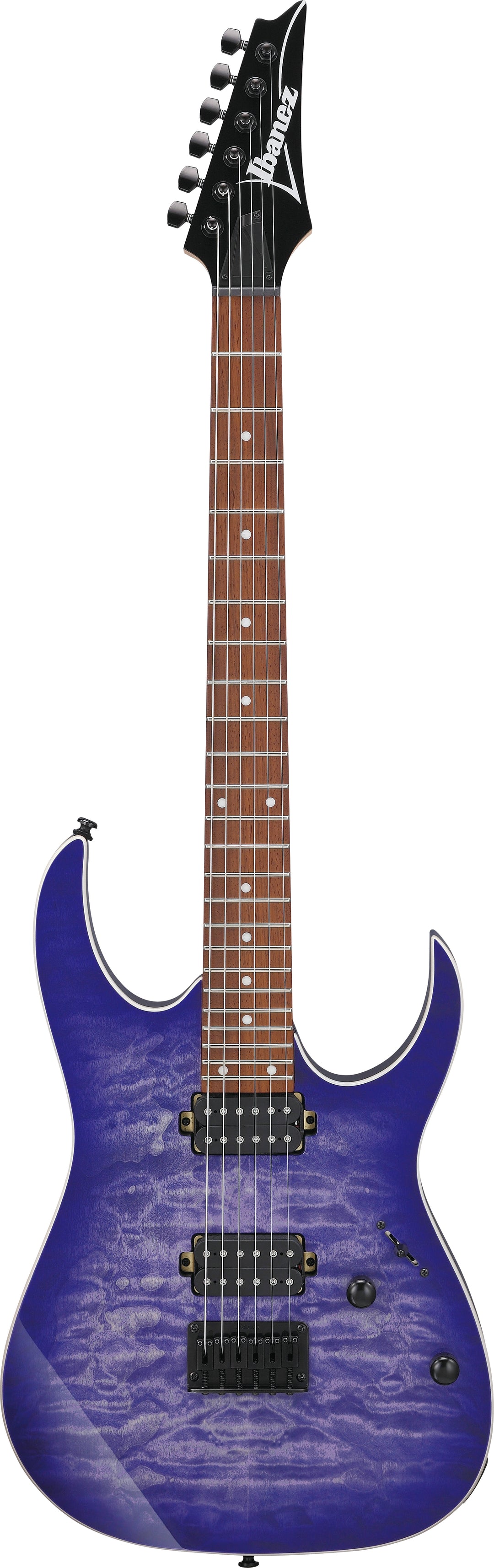 Ibanez RG421QMCBB Standard Electric Guitar - Cerulean Blue Burst