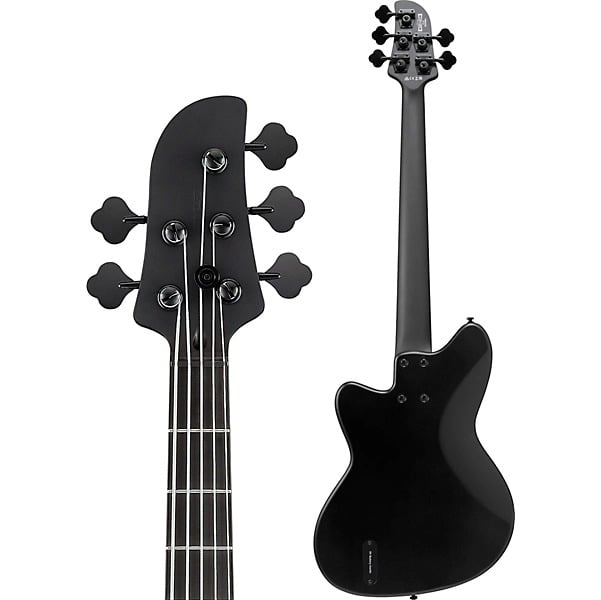 Ibanez Talman 5-String Electric Bass Guitar - Black Flat