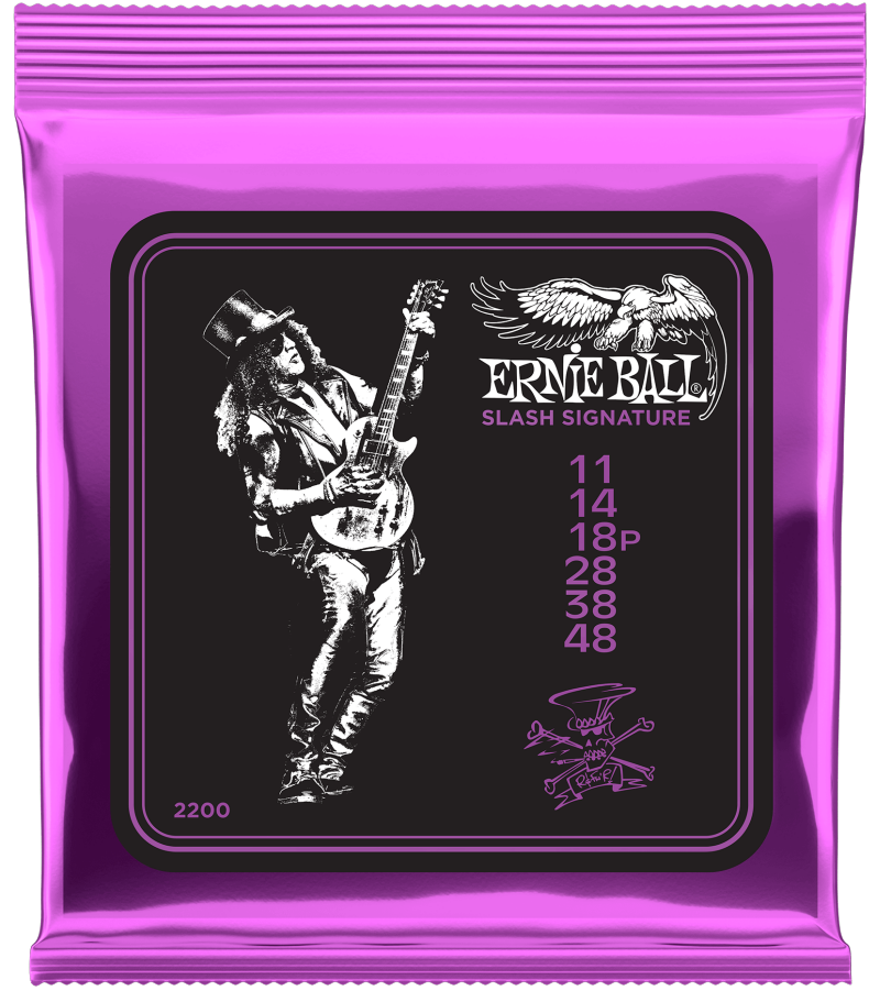 Ernie Ball 2200 Slash Signature Power Slinky Electric Guitar Strings - .011-.048