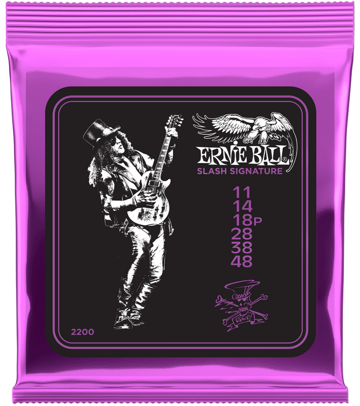 Ernie Ball 2200 Slash Signature Power Slinky Electric Guitar Strings - .011-.048
