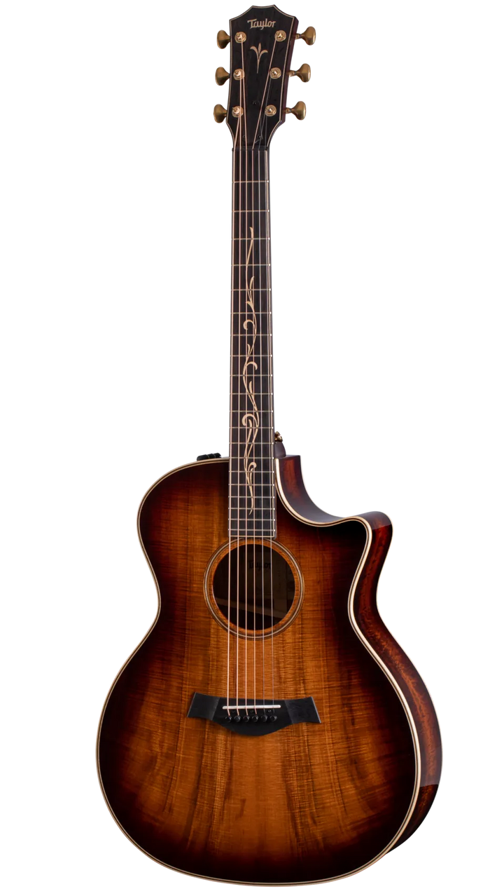 Taylor K24ce V-Class Koa Acoustic Electric Guitar - Shaded Edgeburst 4