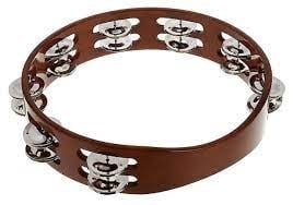 Meinl TA2AB Double Row Wooden Tambourine Steel