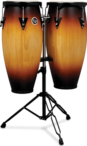 Latin Percussion LP646NY-VSB City Series Conga Set With Stand (Sunburst)