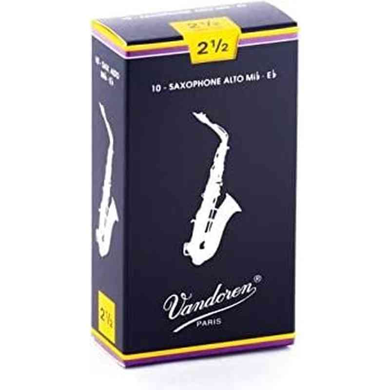 Vandoren 2.5 Alto Saxophone Reeds (Box of 10)