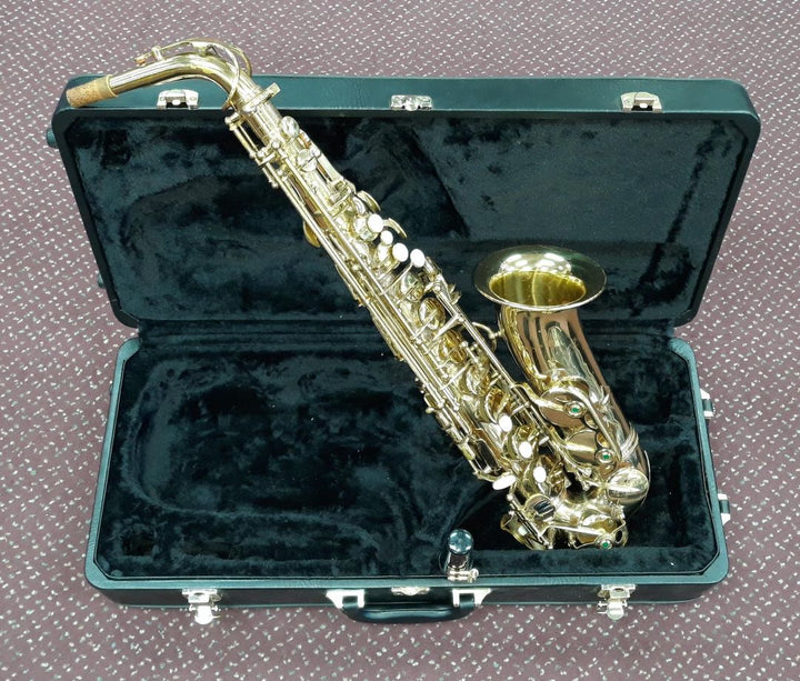 Used Antigua Winds Eb Alto Saxophone - Yellow Brass