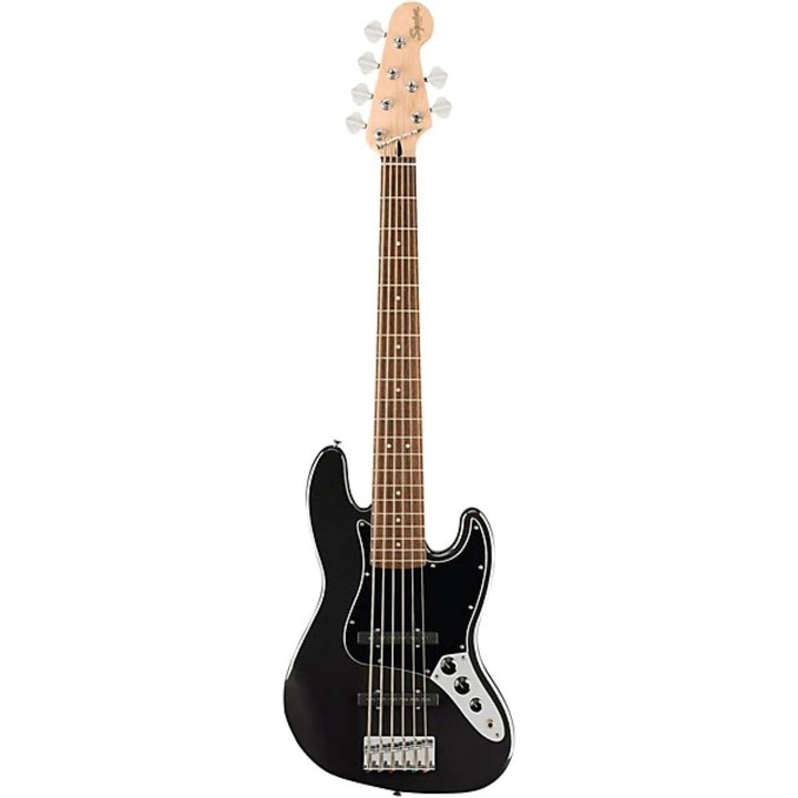 Squier Affinity Series Jazz Bass VI Electric Bass Guitar - Black Metallic 5