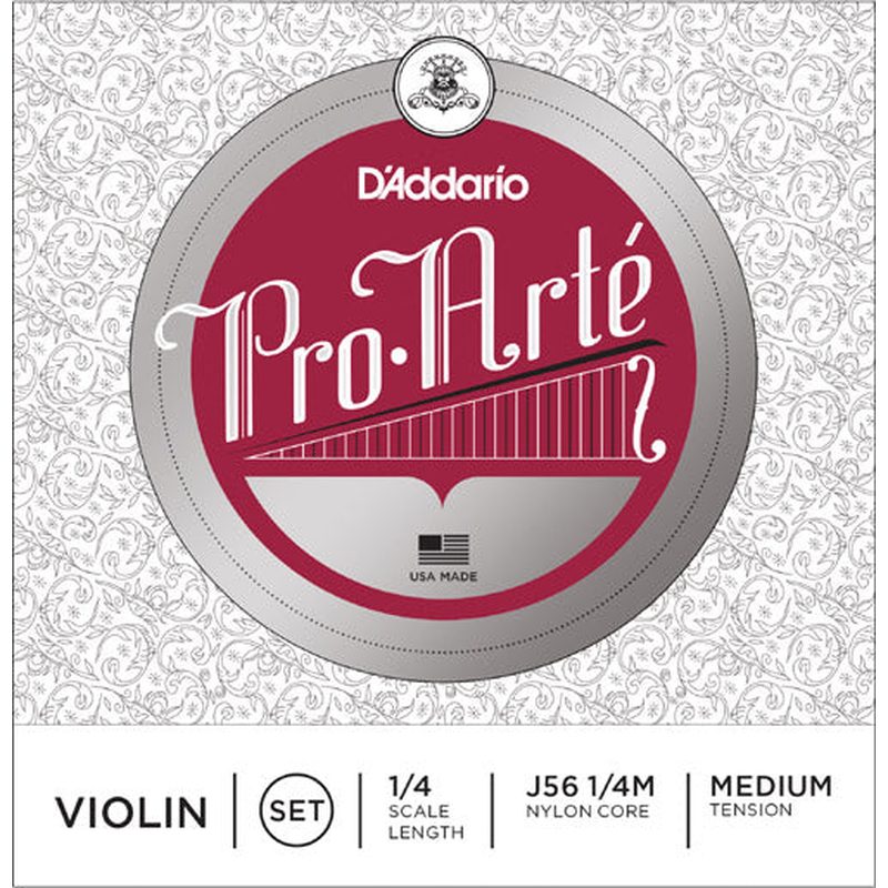 D'Addario J56 1/4M 1/4 Violin String Set