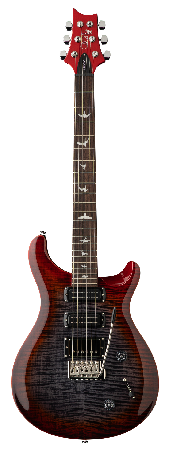 PRS SE Studio Electric Guitar - Charcoal Cherry Burst 7