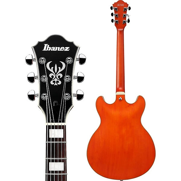 Ibanez AS73TTF AS Artcore Electric Guitar - Transparent Tangerine Flat
