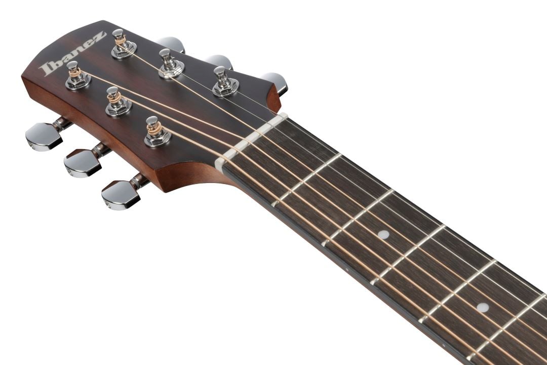 Ibanez AAD54EOMH Open Pore Acoustic Electric Guitar - Mahogany Sunburst 5