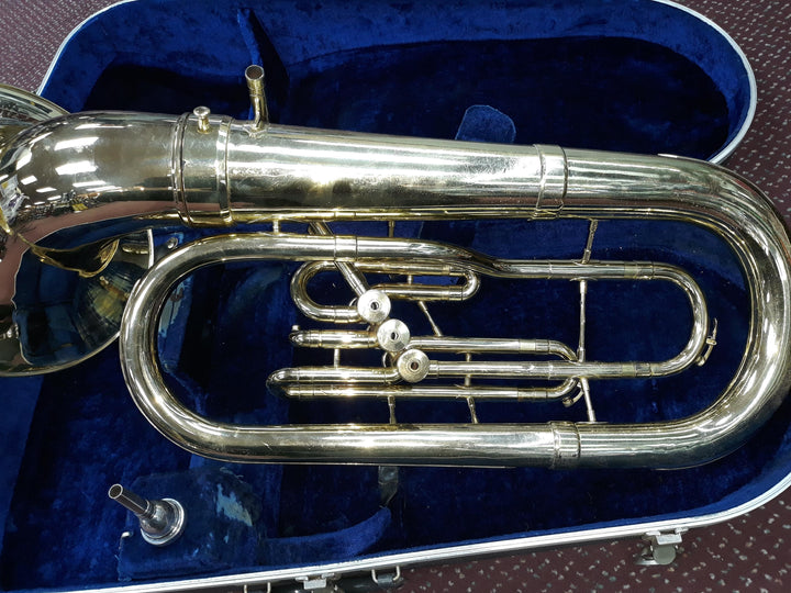 Used F.A. Reynolds 3-Valve Brass Baritone Horn - Brass Body With Nickel-Silver Trim