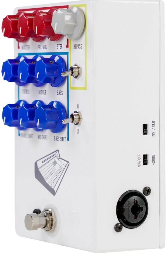 JHS Colour Box V2 Preamp Pedal White 3