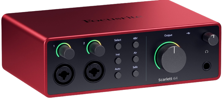 Focusrite Scarlett 4i4 4th Gen USB Audio Interface 3