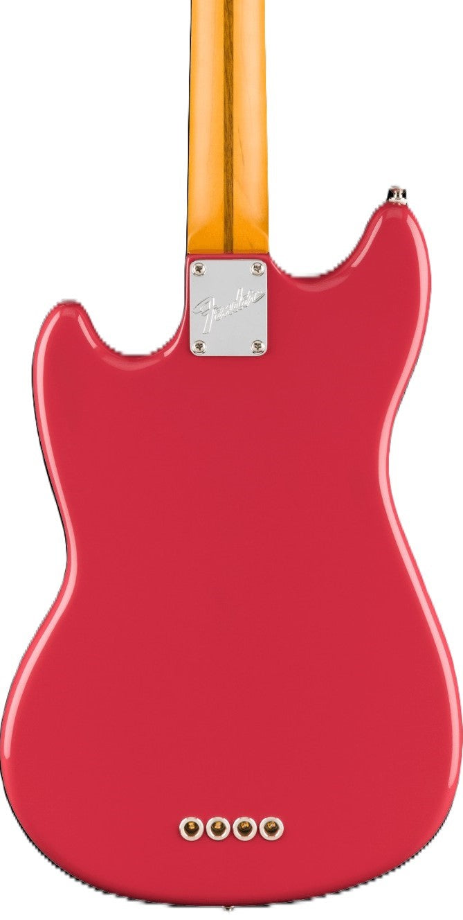 Fender American Professional Classic Mustang Bass Guitar - Faded Dakota Red 2