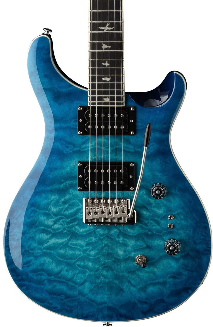 PRS SE Custom 24-08 Quilt Top Electric Guitar - Lake Blue