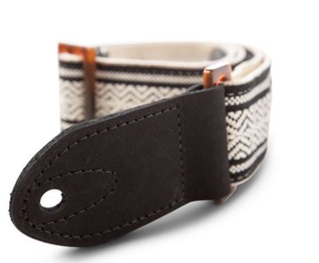 Taylor 2" Academy Jacquard Cotton Strap (White/Black)