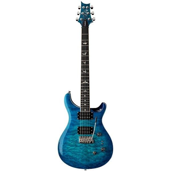 PRS SE Custom 24-08 Quilt Top Electric Guitar - Lake Blue 6