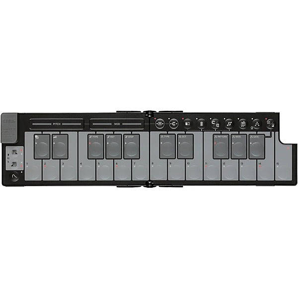 Korg nanoKEY Foldable MIDI Keyboard  - Black