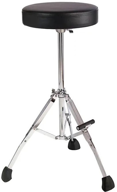 Gibraltar GGS10T Tall 27\" Stool with Round Seat and Foot Rest