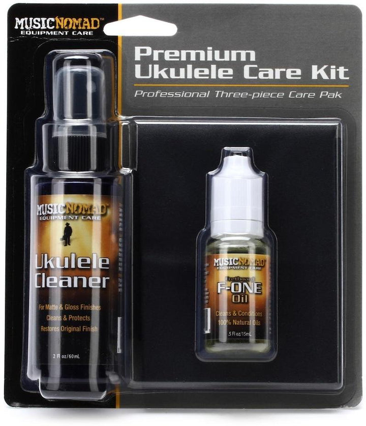 Music Nomad MN142 Premium 3-Piece Ukulele Care Kit
