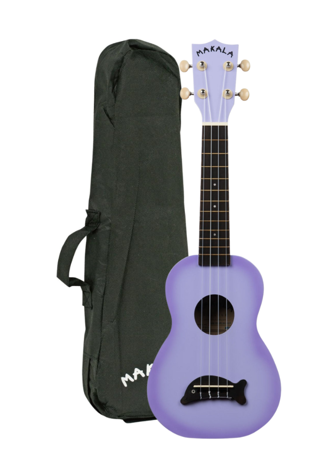 Kala Makala 'Dolphin' Soprano Ukulele - Purple Burst 2