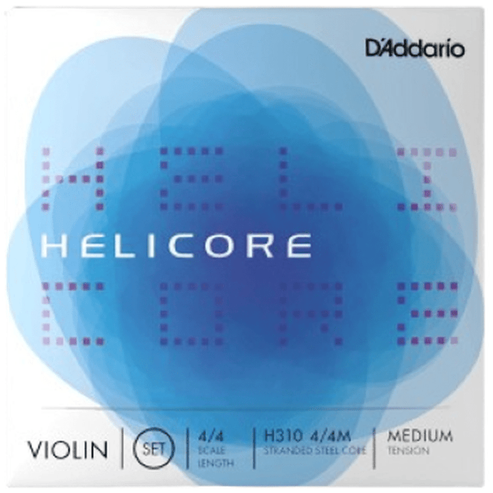 D'Addario H310 Helicore Violin Pack - 4/4 (Medium Tension)