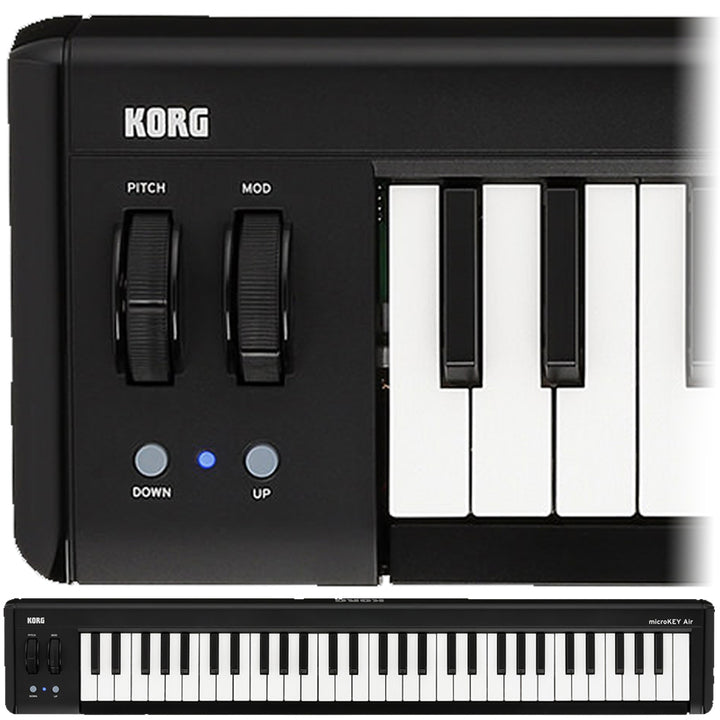 Korg MKEYAIR61 61-Key Bluetooth and USB MIDI Controller
