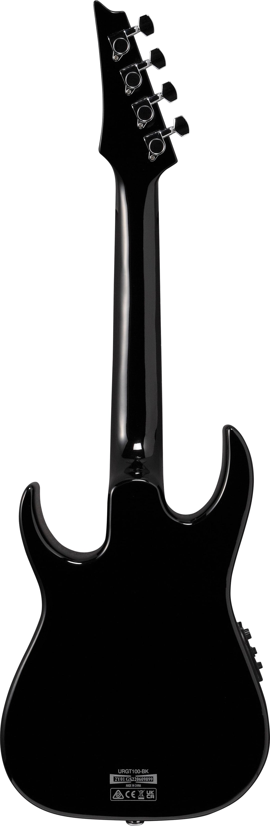 Ibanez URGT100BK Acoustic-Electric Tenor Ukulele - Black High Gloss 4