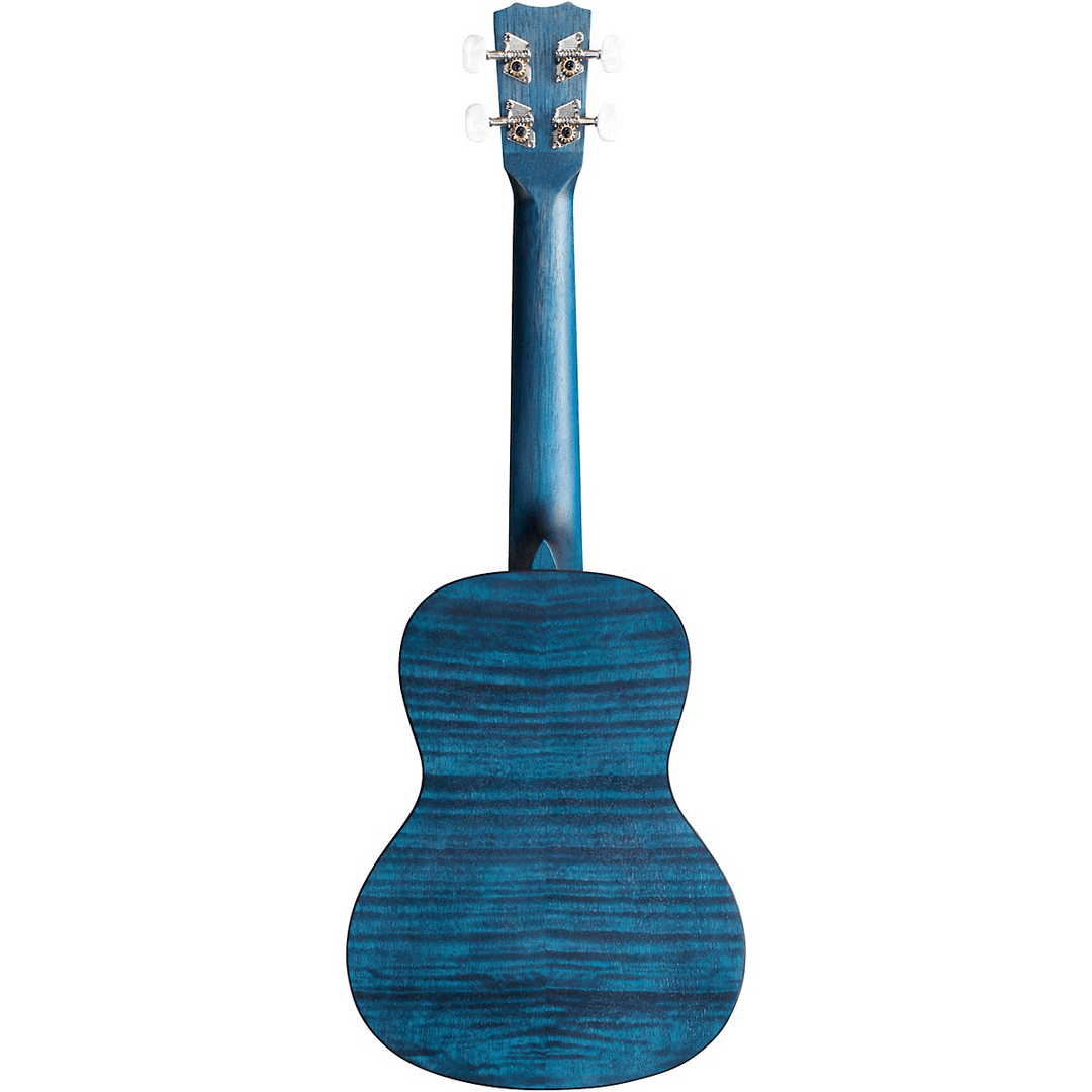 Cordoba 15-CFM Flame-Top Ukulele (Sapphire Blue)