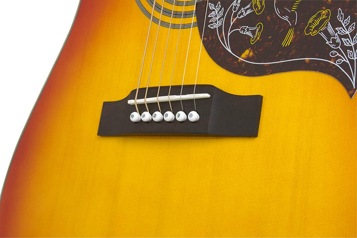 Epiphone Hummingbird Studio Acoustic-Electric Guitar - Heritage Cherry 6