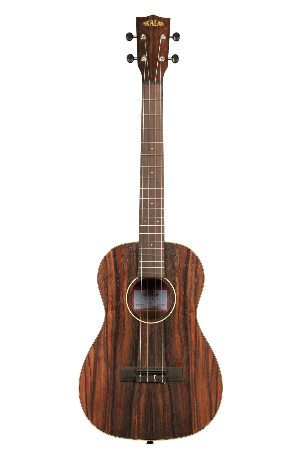 Kala KA-EBY-B Baritone Ukulele - Striped Ebony 4