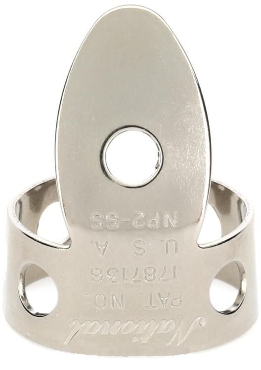 National NP2SS-12 Finger Picks - Stainless Stell (12 Pack) 2