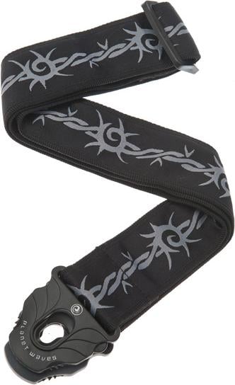 Planet Waves Barbed Wire Straplock Strap
