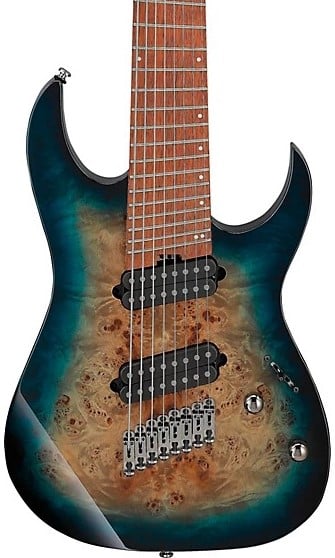 Ibanez RGMS8PB Multi Scale 8 String Electric Guitar - Cosmic Blue Starburst