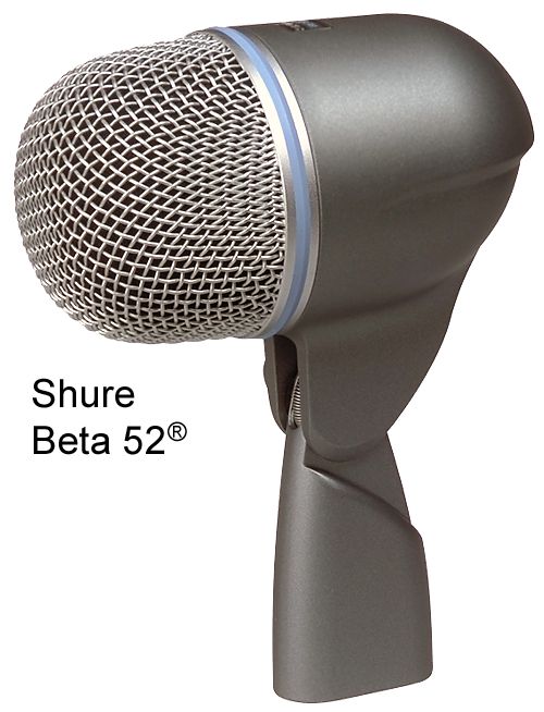 Shure Beta 52 Kick Drum Microphone