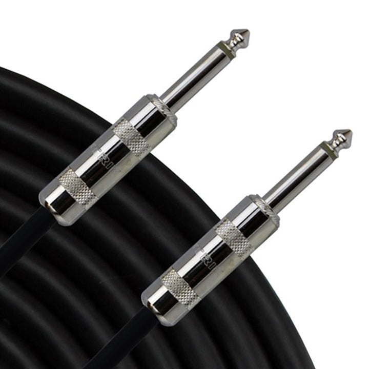 Rapco H16-6 6' Black Speaker Cable 1/4"-1/4"