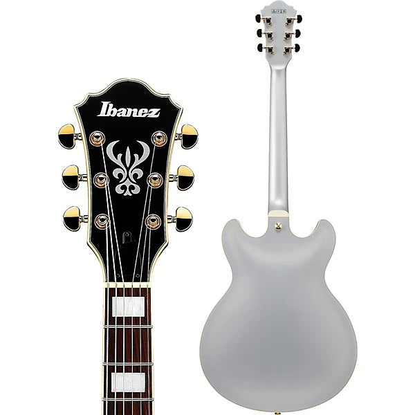 Ibanez Artcore AS73GMSF Semi Hollow Electric Guitar - Moonstone Silver Flat