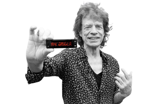 Lee Oskar 'Limited Edition' Mick Jagger Signature Model Harmonica