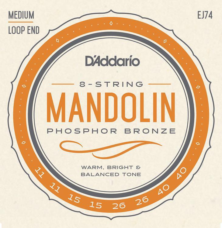 D'Addario EJ74 Phosphor Bronze Mandolin Strings (11-40)