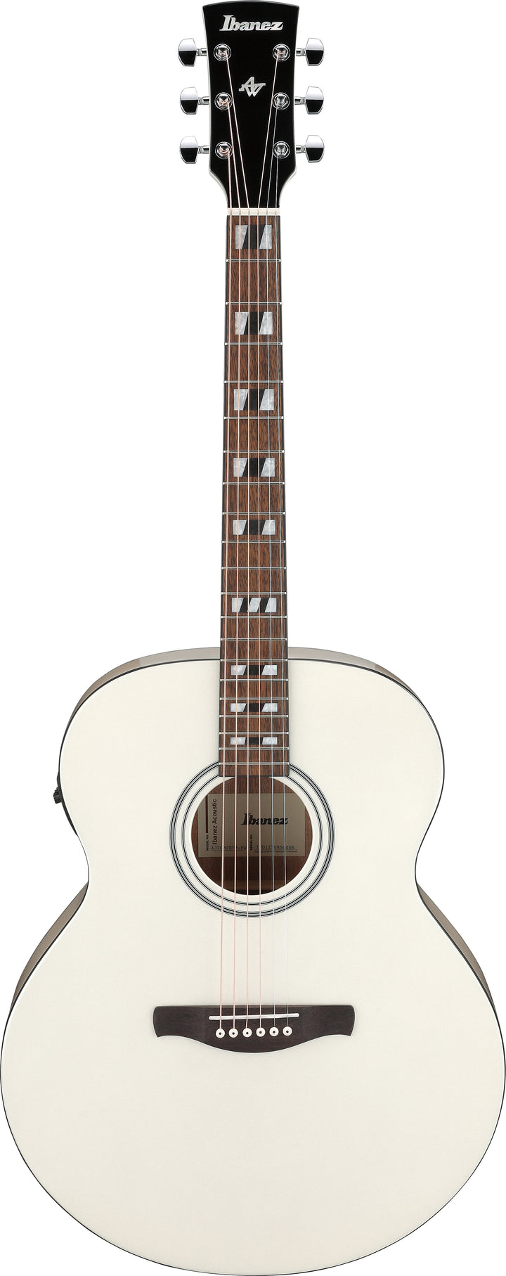 Ibanez AJ70M2EPW Acoustic Electric Guitar - Pearl White High Gloss