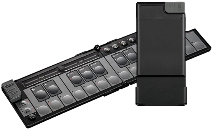 Korg nanoKEY Foldable MIDI Keyboard  - Black